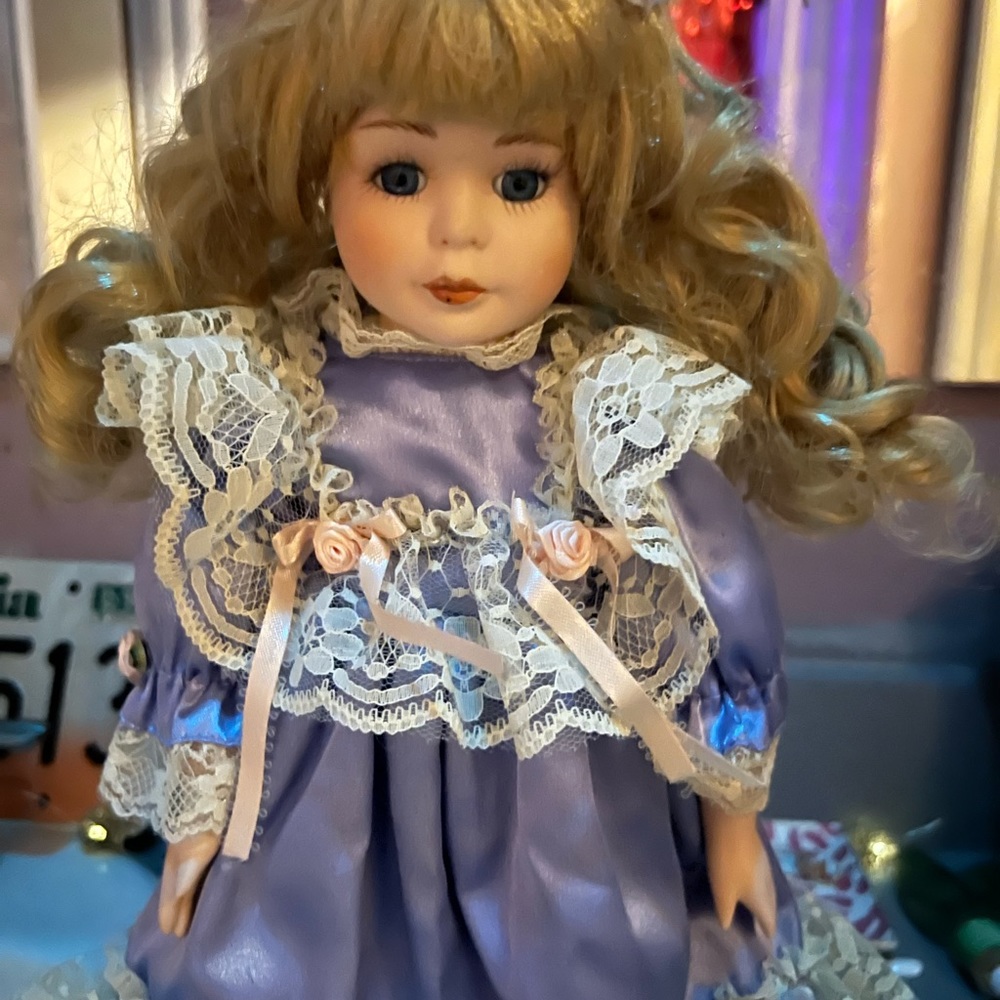 Porcelain doll. Collectible